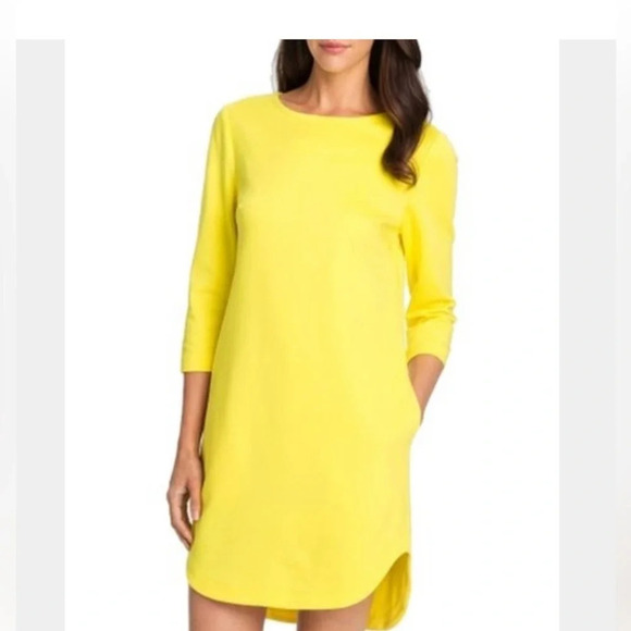 Trina Turk Dresses & Skirts - Trina Turk Sculptor yellow shift dress